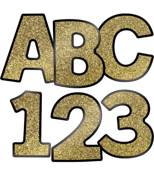 Gold Glitter Combo Pack EZ Letters