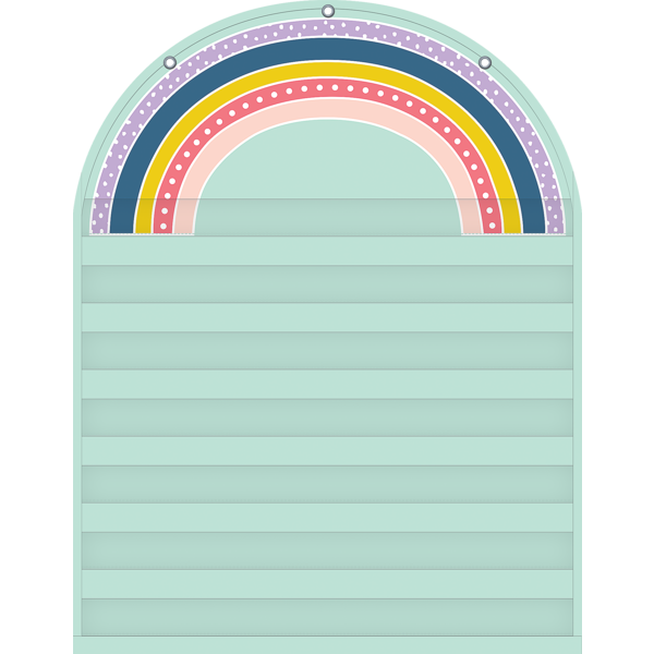 Oh Happy Day Rainbow 7 Pocket Chart