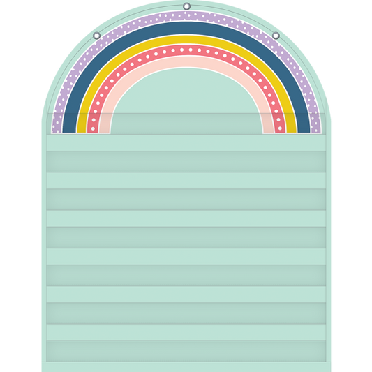 Oh Happy Day Rainbow 7 Pocket Chart