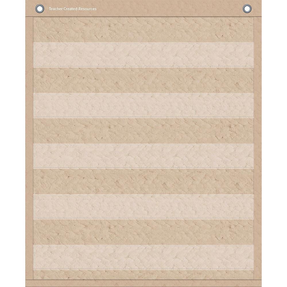 Woven Magnetic Mini Pocket Charts (4 Pack 14" x 17")