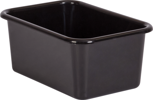 Black Small Plastic Storage Bin