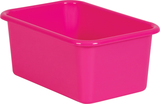 Pink Small Plastic Storage Bin