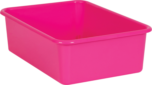 Pink Large Plastic Storage Bin