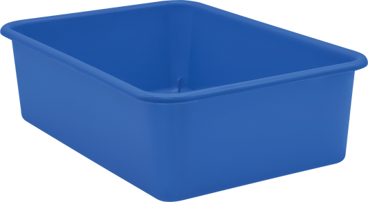 Blue Large Plastic Storage Bin
