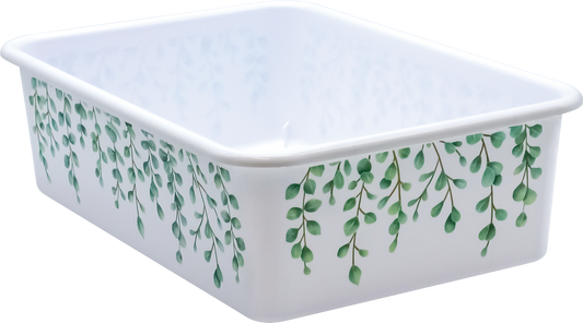 Eucalyptus Large Plastic Storage Bin
