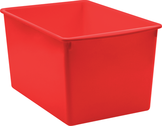 Red Plastic Multi-Purpose Bin