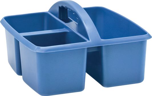 Slate Blue Plastic Storage Caddy