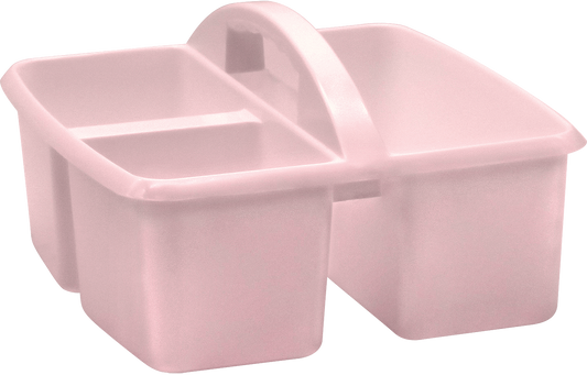 Blush Plastic Storage Caddy