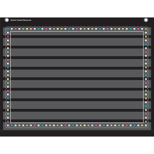 Chalkboard Brights Mini Pocket Chart