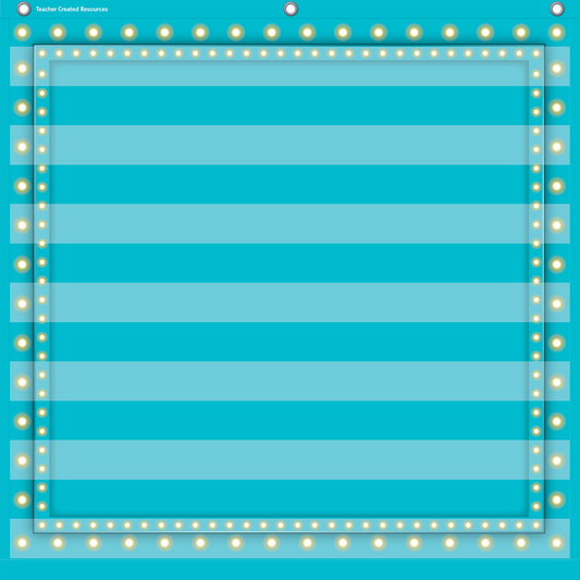 Light Blue Marquee 7 Pocket Chart