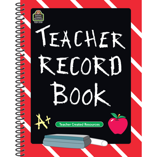 Chalkboard Teacher Record Book