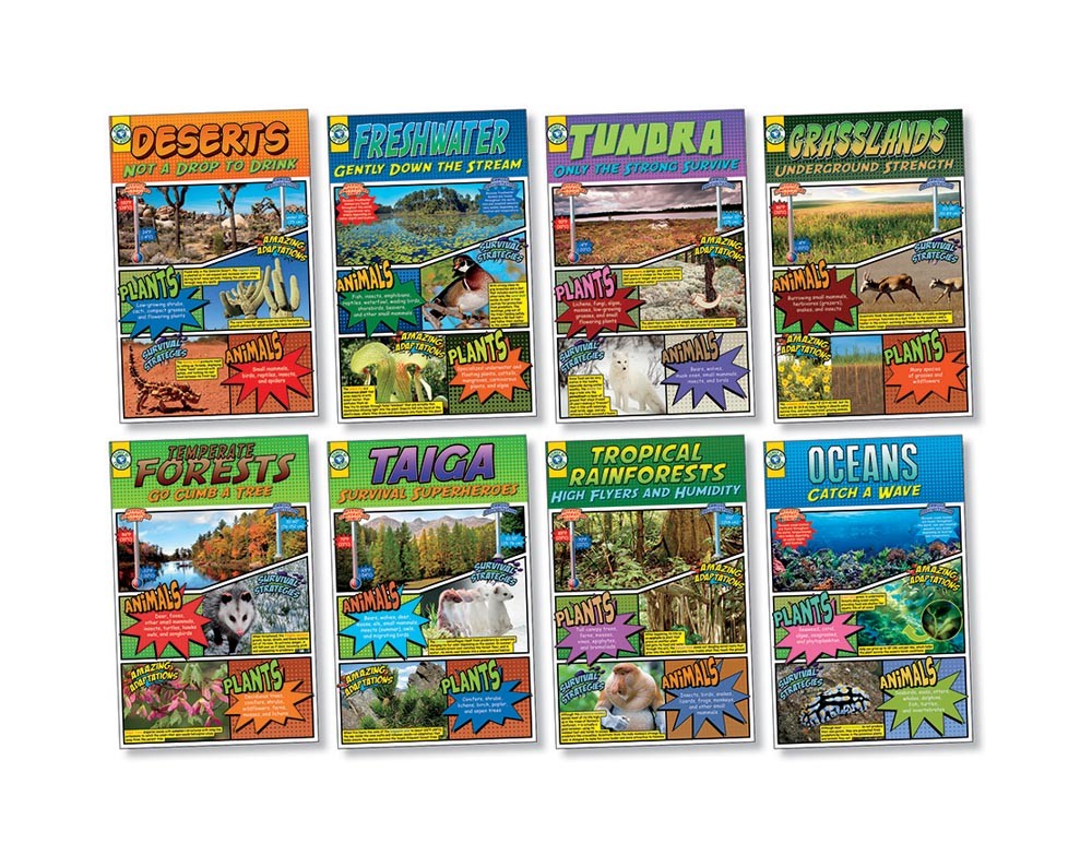 BIOMES BULLETIN BOARD SET