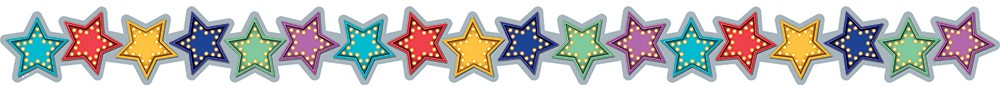 Marquee Stars Die-Cut Border Trim