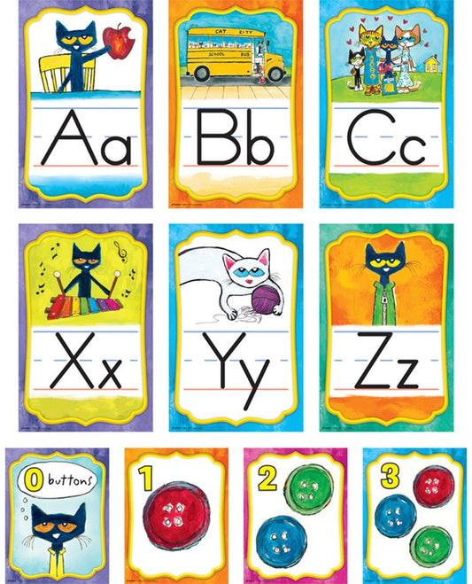 Pete the Cat Alphabet Bulletin Board