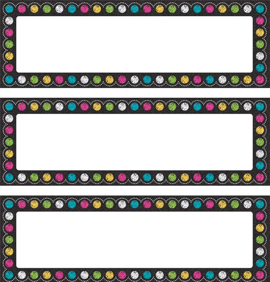 Chalkboard Brights Labels Magnetic Accents