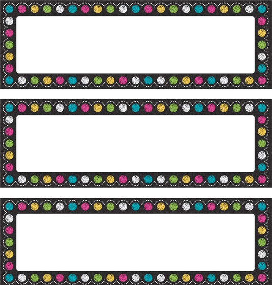 Chalkboard Brights Labels Magnetic Accents