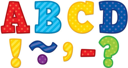 Playful Patterns Bold Block 3" Magnetic Letters