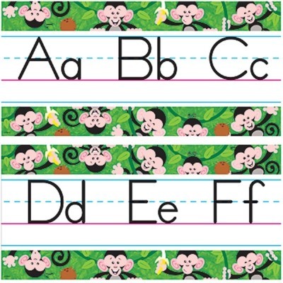 Monkey Mischief Alphabet Bulletin Board Set