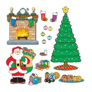 Christmas Scene Bulletin Board Set