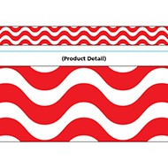 Wavy Red Bolder Border