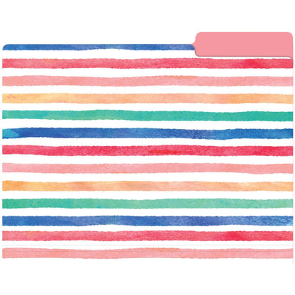 Watercolor File Folders