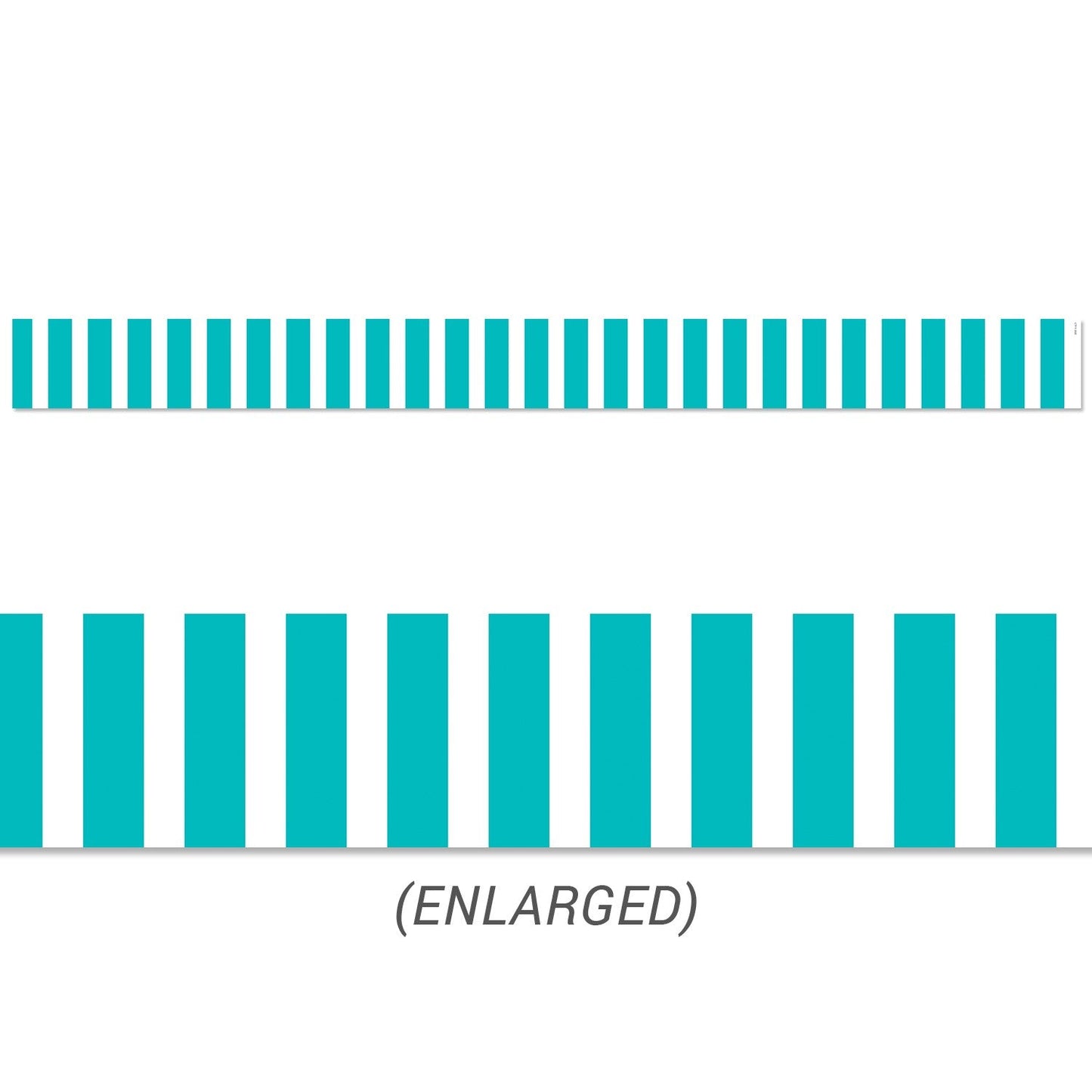 Turquoise Bold Stripes