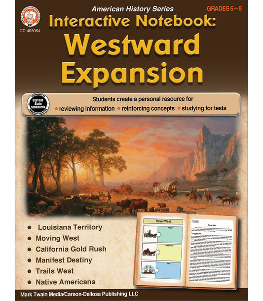 Interactive Notebook: Westward Expansion Resource Book, Grades 5 - 8