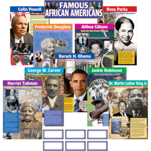 Famous African Americans Bulletin Board Display Set