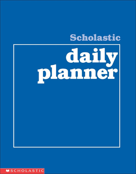 Scholastic Daily Planner