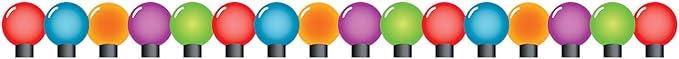 Colored Lightbulb Border