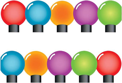 Colored Lightbulb Border