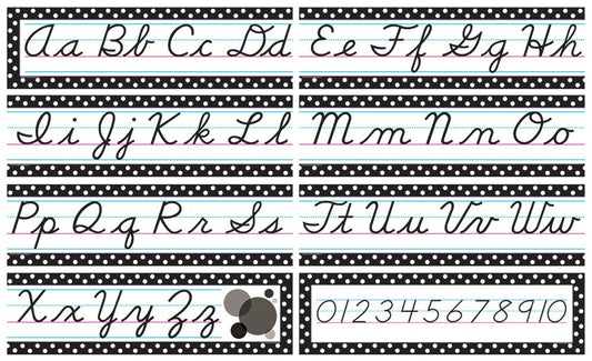 Cursive Mini Bulletin Board Set