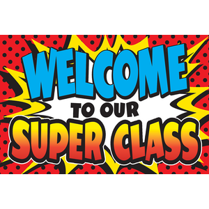 Superhero Welcome Postcards