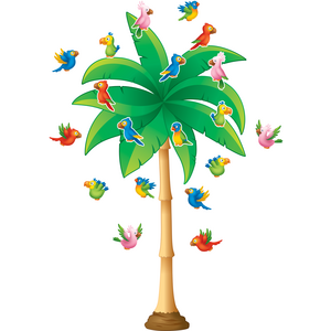 Tropical Trees Bulletin Board Display Set