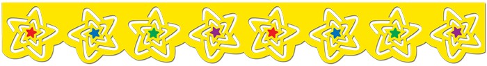 Stars Jumbo Stencil-Cut Borders
