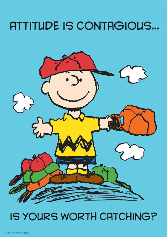 Peanuts Attitude is Contagious Poster (D)