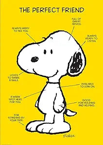 Peanuts The Perfect Friend 13"x19" Poster