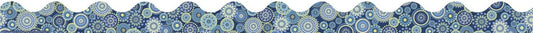 Eureka Educational Blue Harmony - Mandala Scalloped