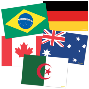 International Flags Accents