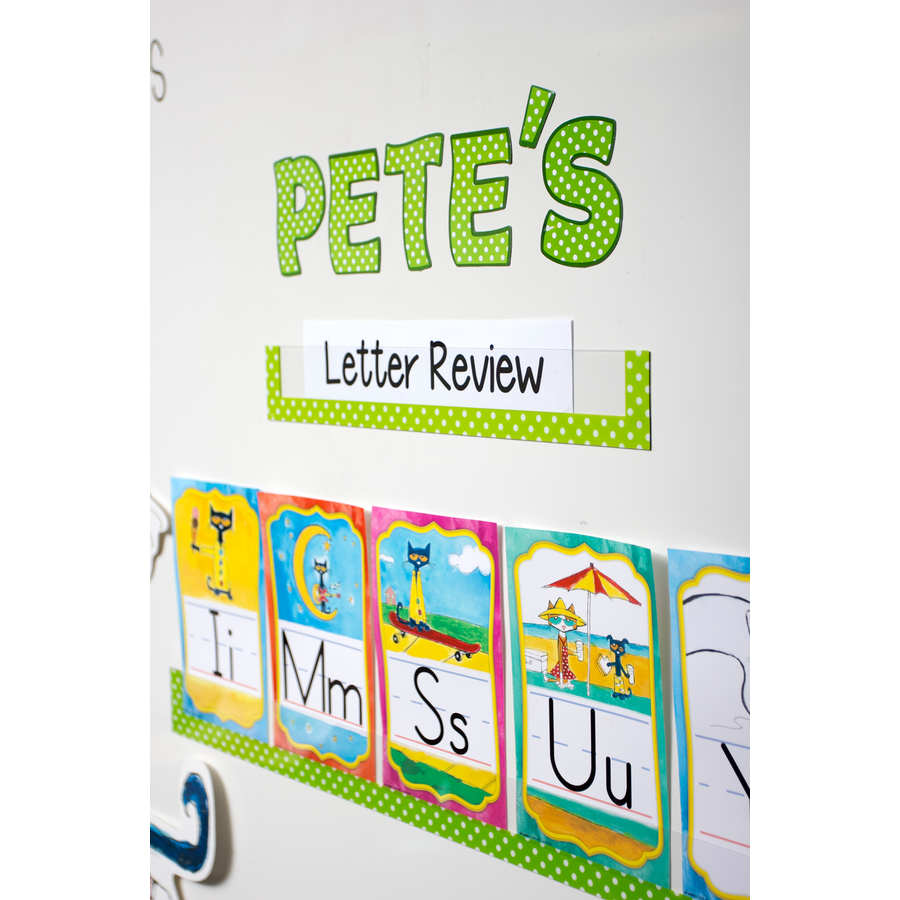 Pete the Cat Alphabet Bulletin Board