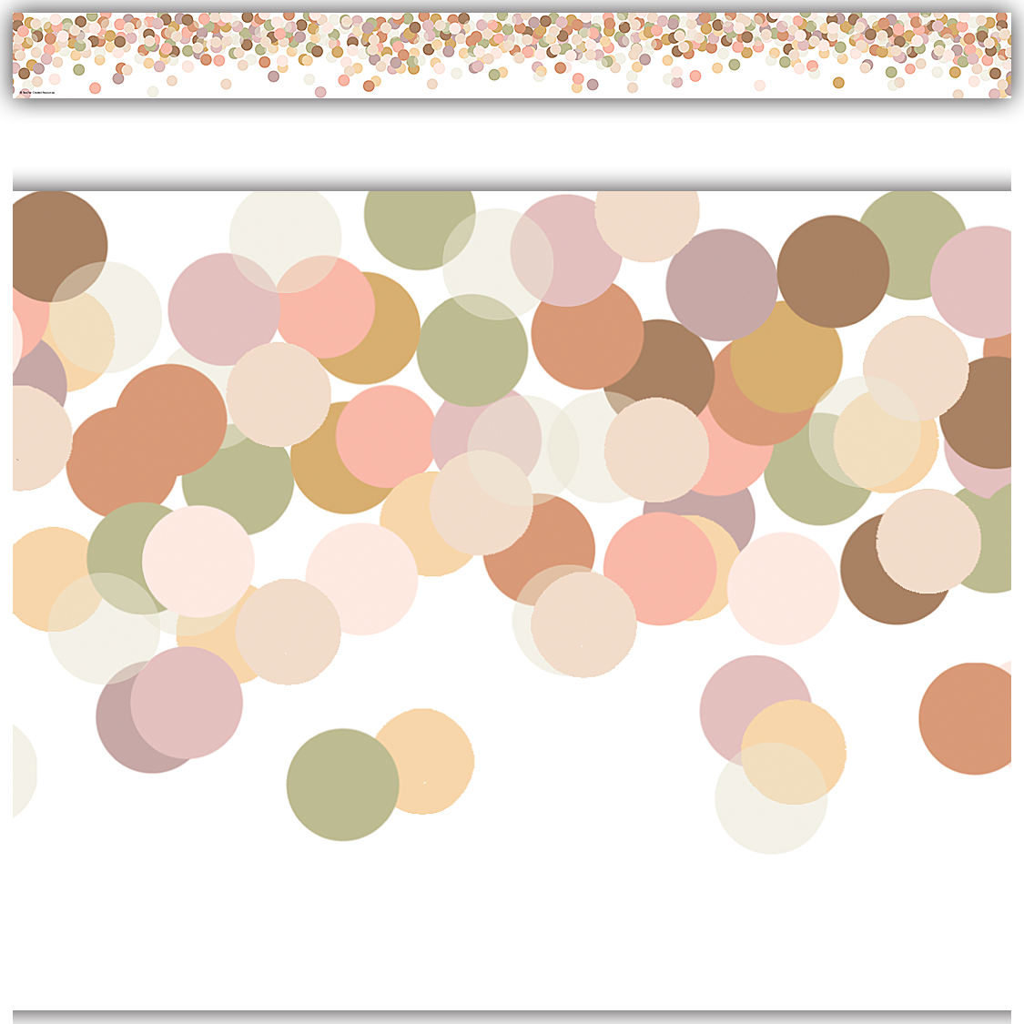 Calming Confetti Straight Border Trim