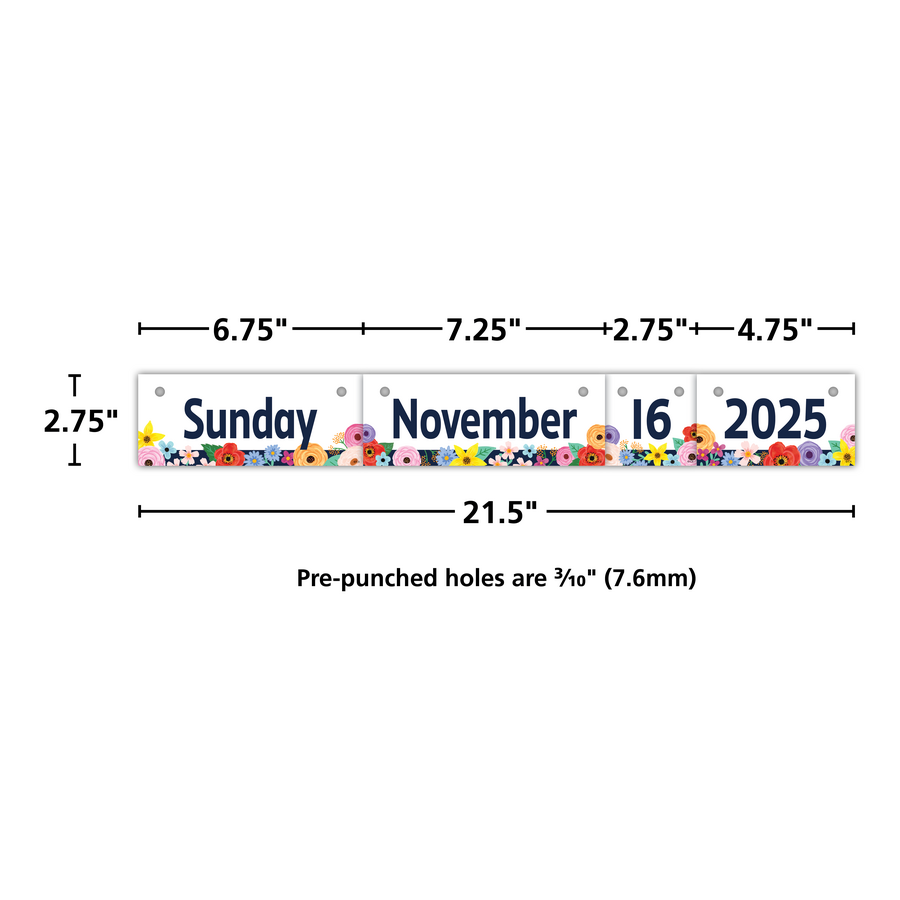 Wildflowers Flip Calendar