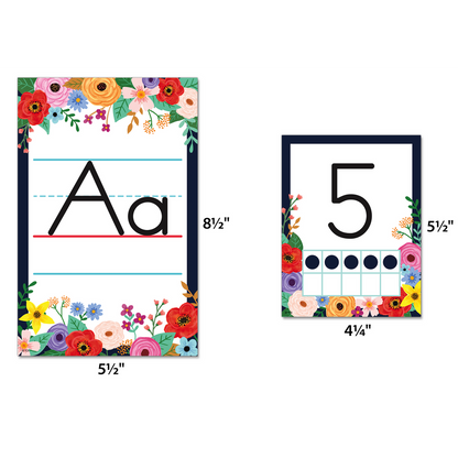 Wildflowers Alphabet Bulletin Board Set