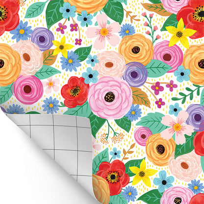 Wildflowers Peel and Stick Decorative Paper