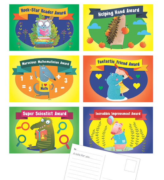 Classroom Awards Postcards