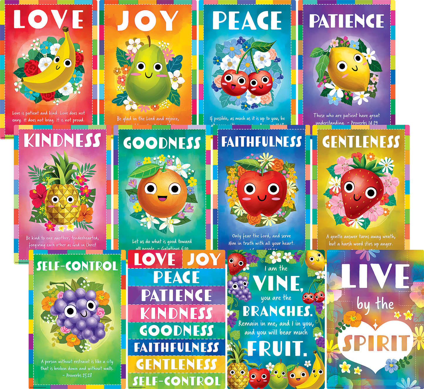 Fruit of the Spirit Small Poster Pack