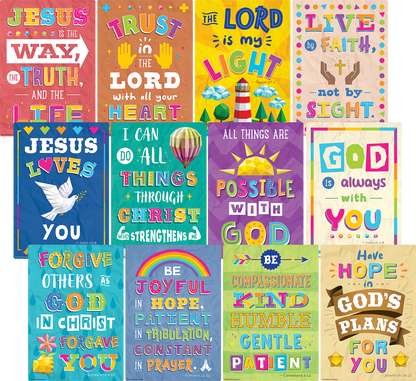 Bible Verses Small Poster Pack