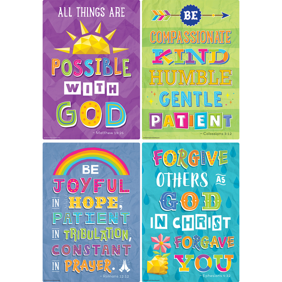 Bible Verses Small Poster Pack