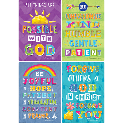 Bible Verses Small Poster Pack