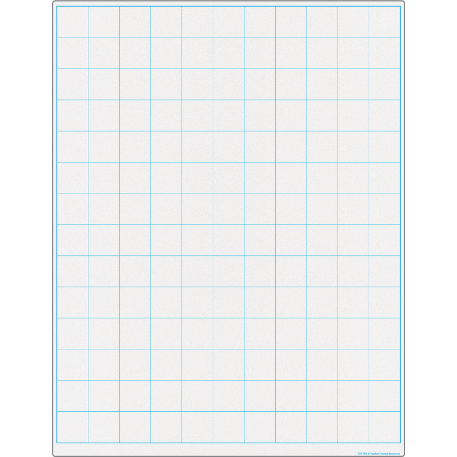 Graphing Grid 1½ Inch Squares Write-On/Wipe-Off Chart